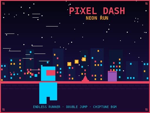 PIXEL DASH: CARRERA NEÓN