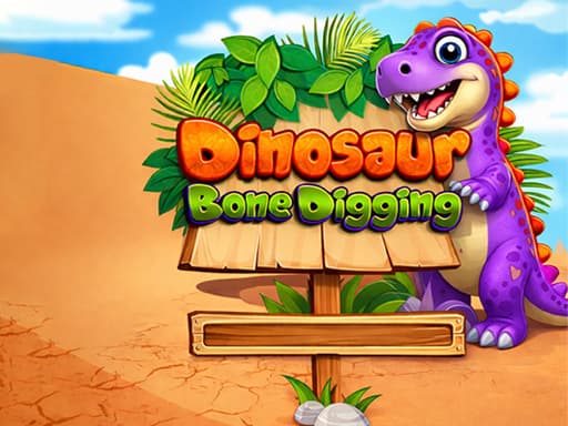 Gioco di ossa di dinosauro